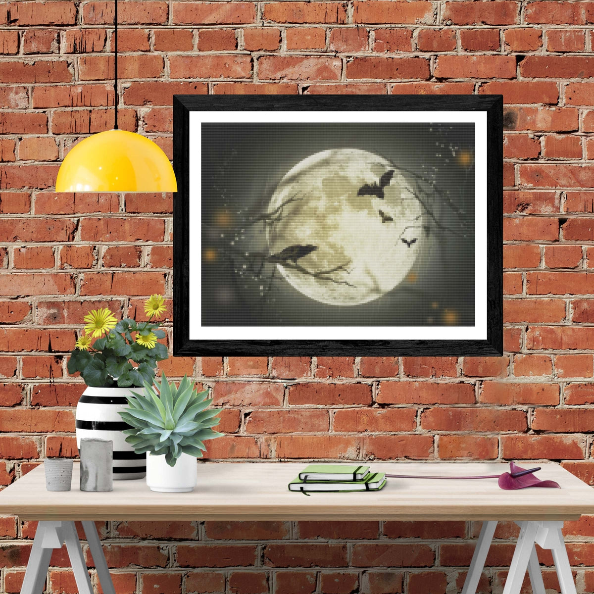 Full Moon On Halloween — Diamond Painting Kit