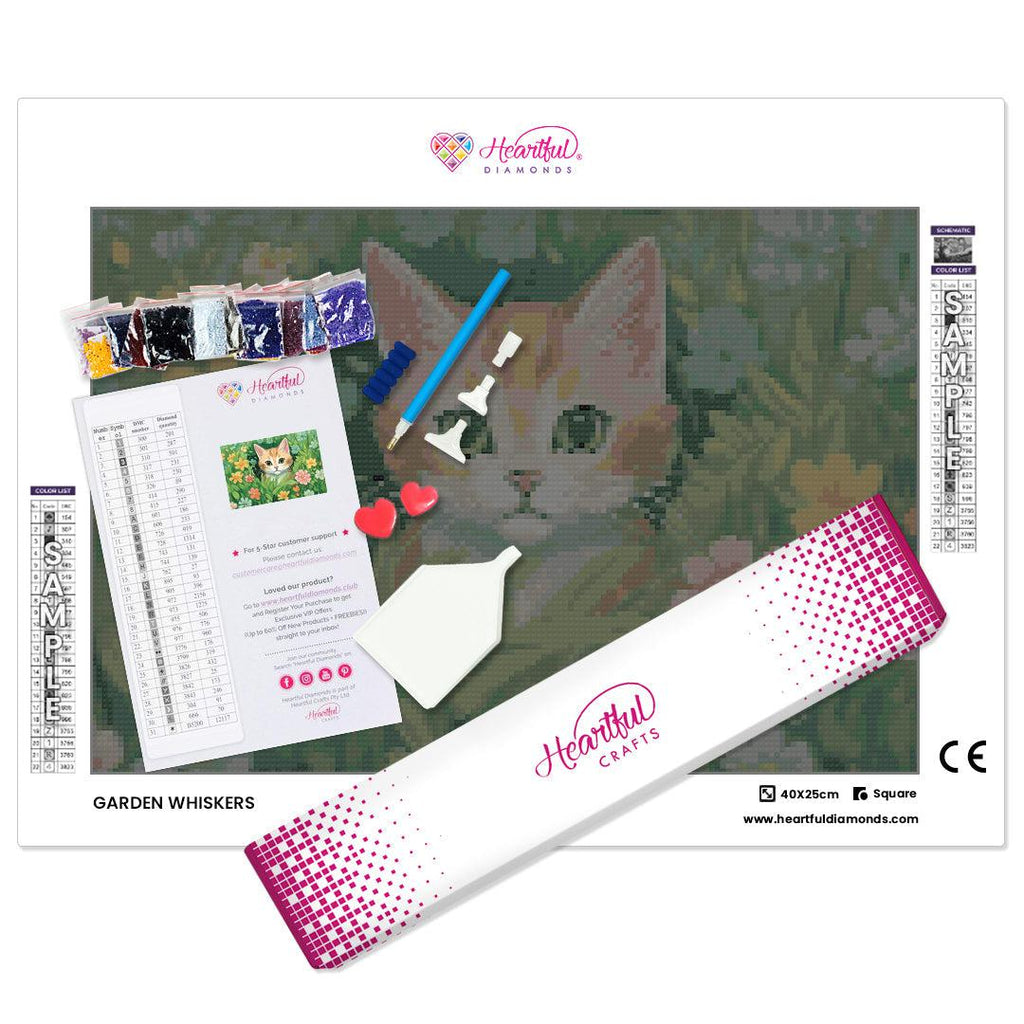 Garden Whiskers — Starter Diamond Painting Kit