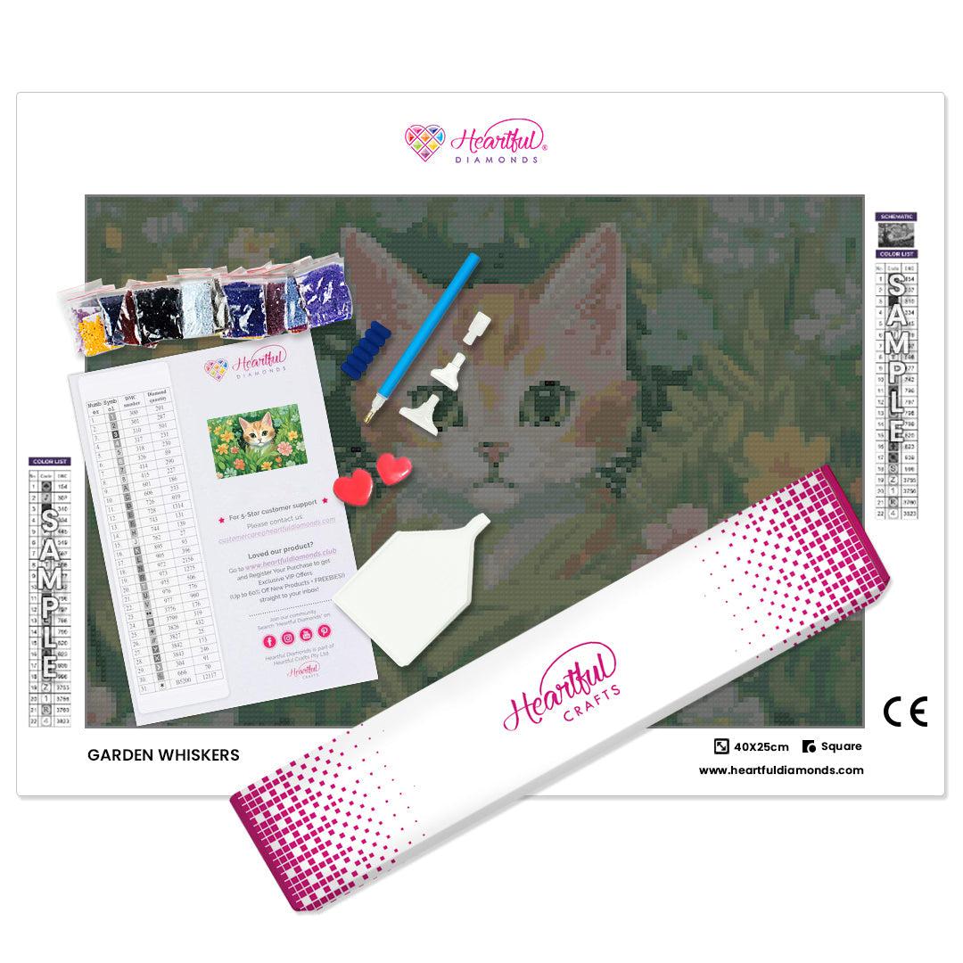 Garden Whiskers — Starter Diamond Painting Kit