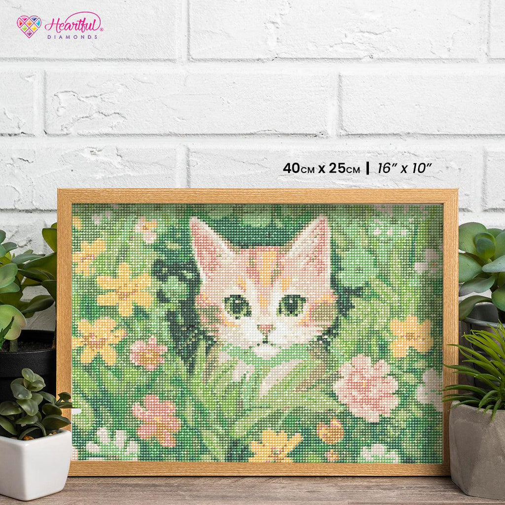 Garden Whiskers — Starter Diamond Painting Kit