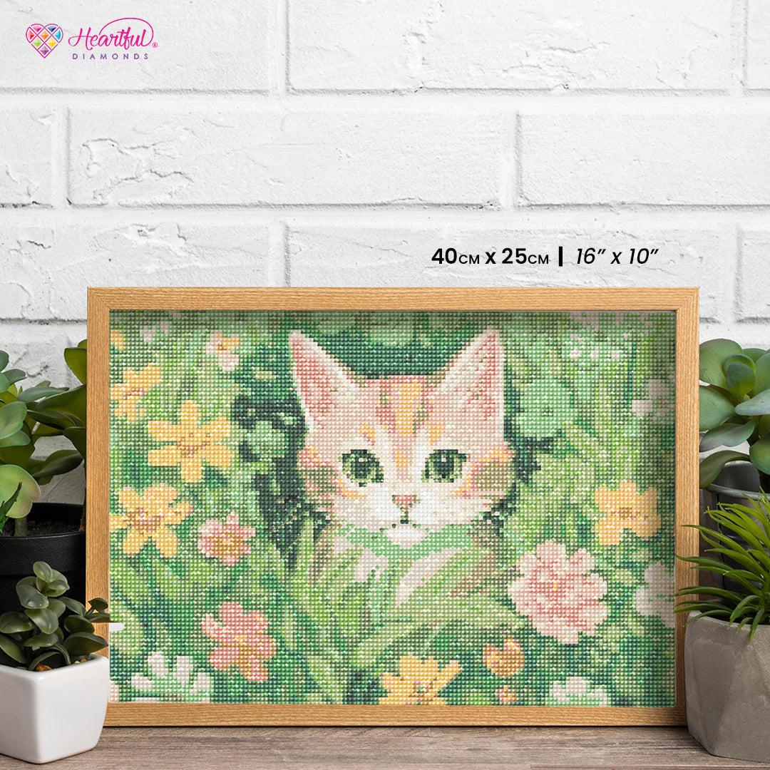Garden Whiskers — Starter Diamond Painting Kit