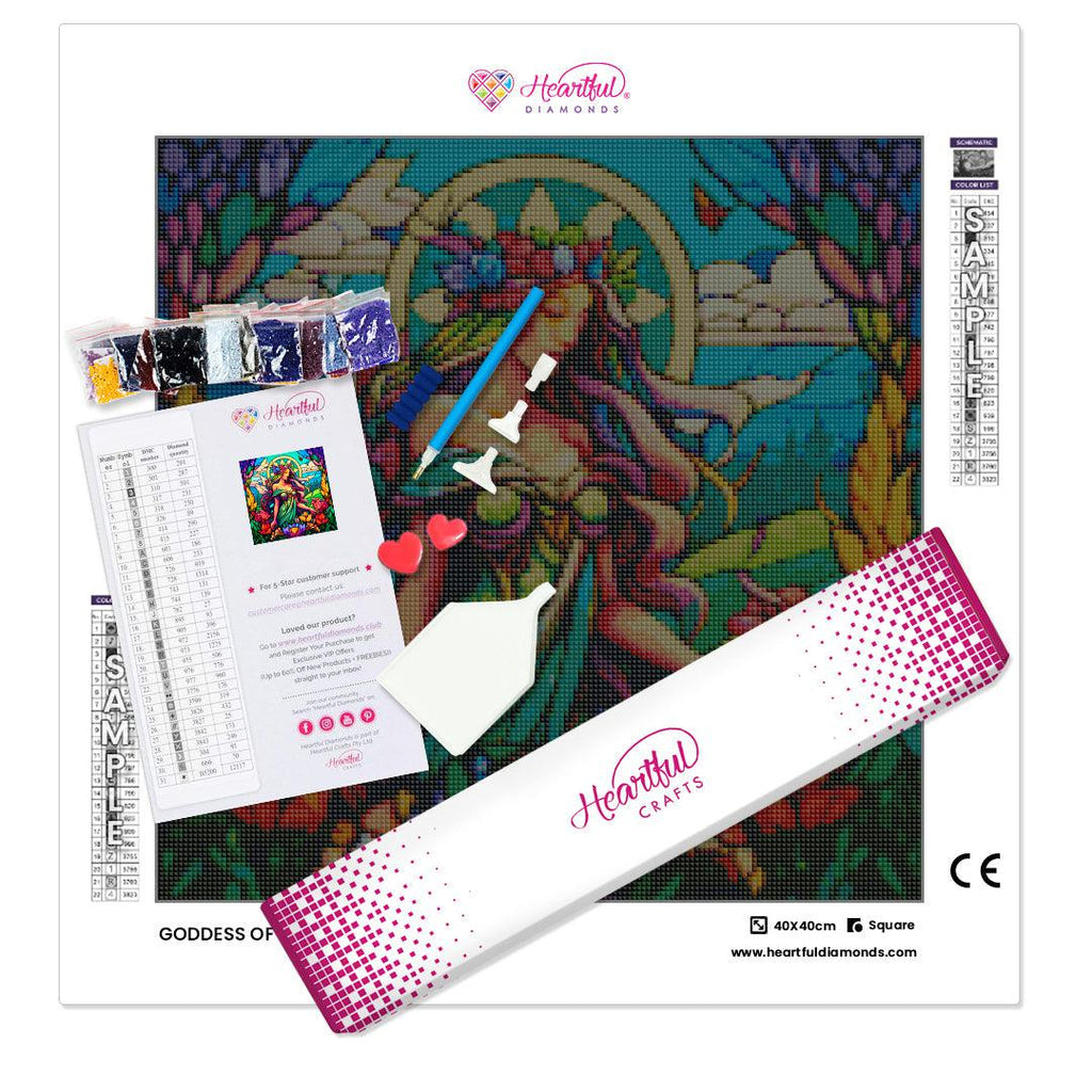Goddess of Springtime — Diamond Painting Kit