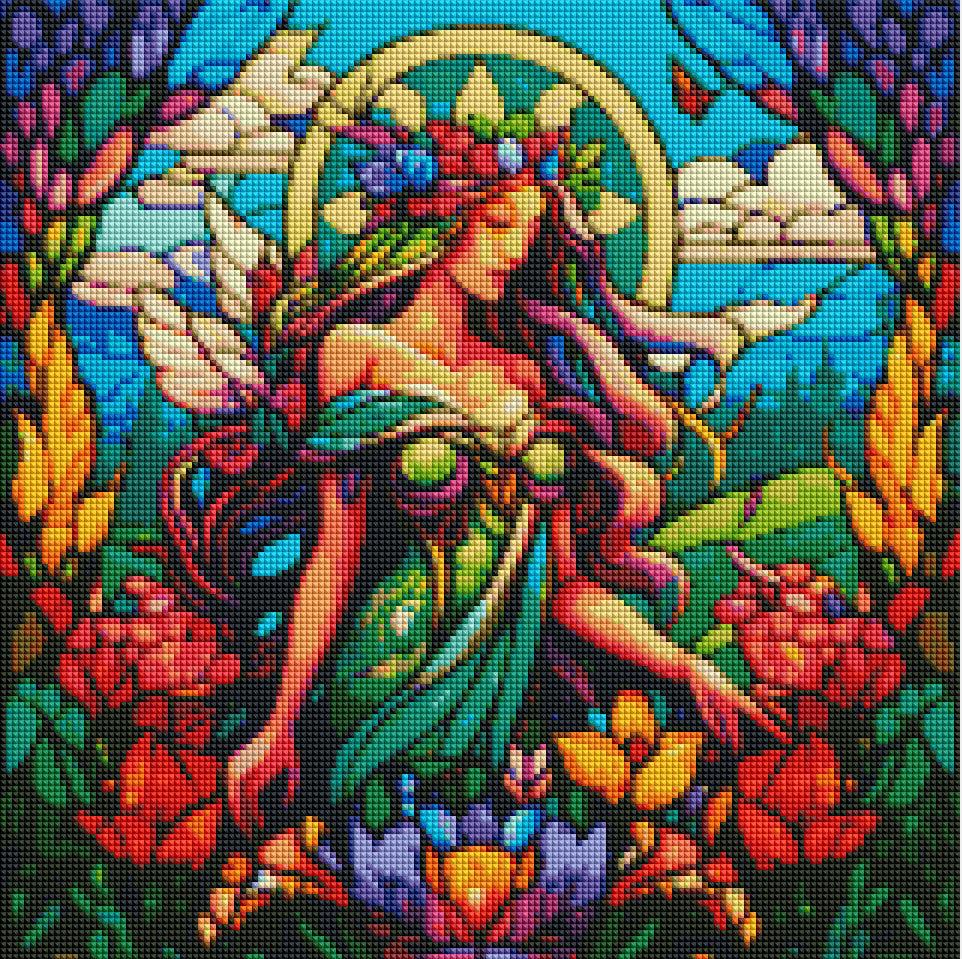 Goddess of Springtime — Diamond Painting Kit