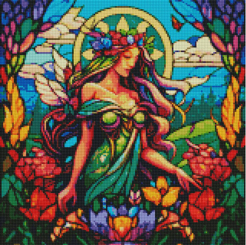 Goddess of Springtime — Diamond Painting Kit