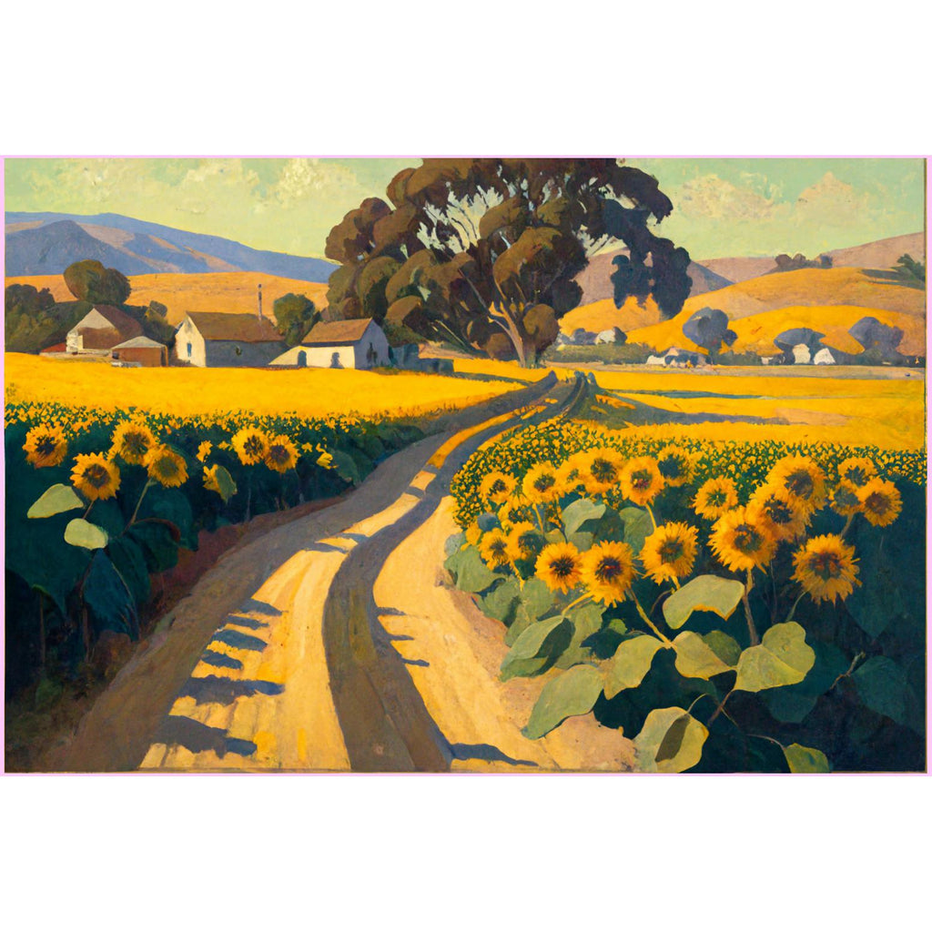 Golden Sunflower Field — Diamond Painting Kit