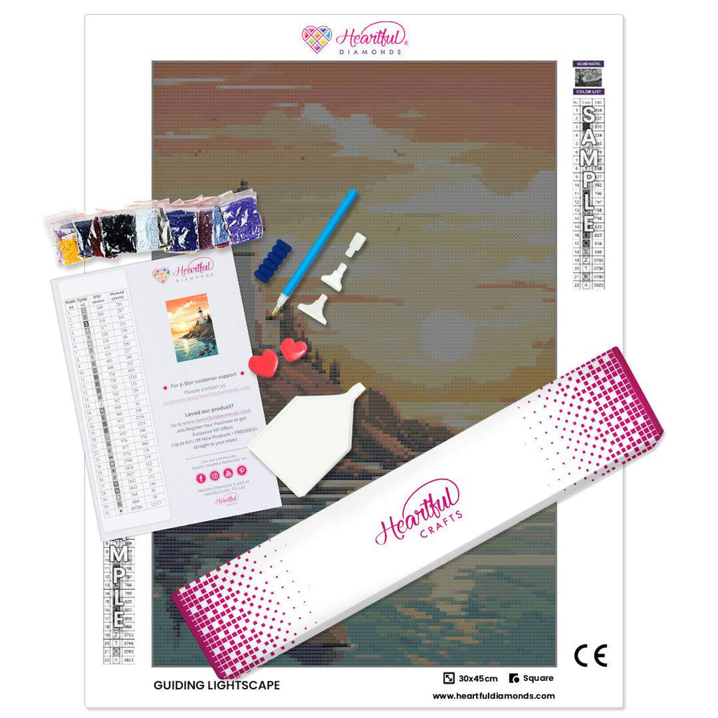 Guiding Lightscape — Starter Diamond Painting Kit