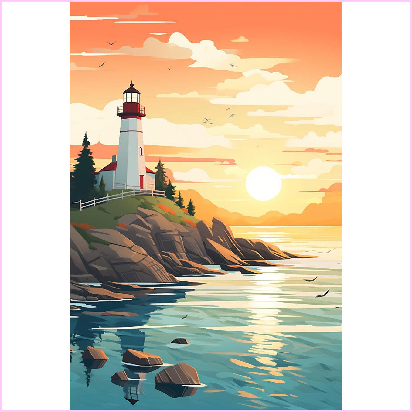 Guiding Lightscape — Starter Diamond Painting Kit