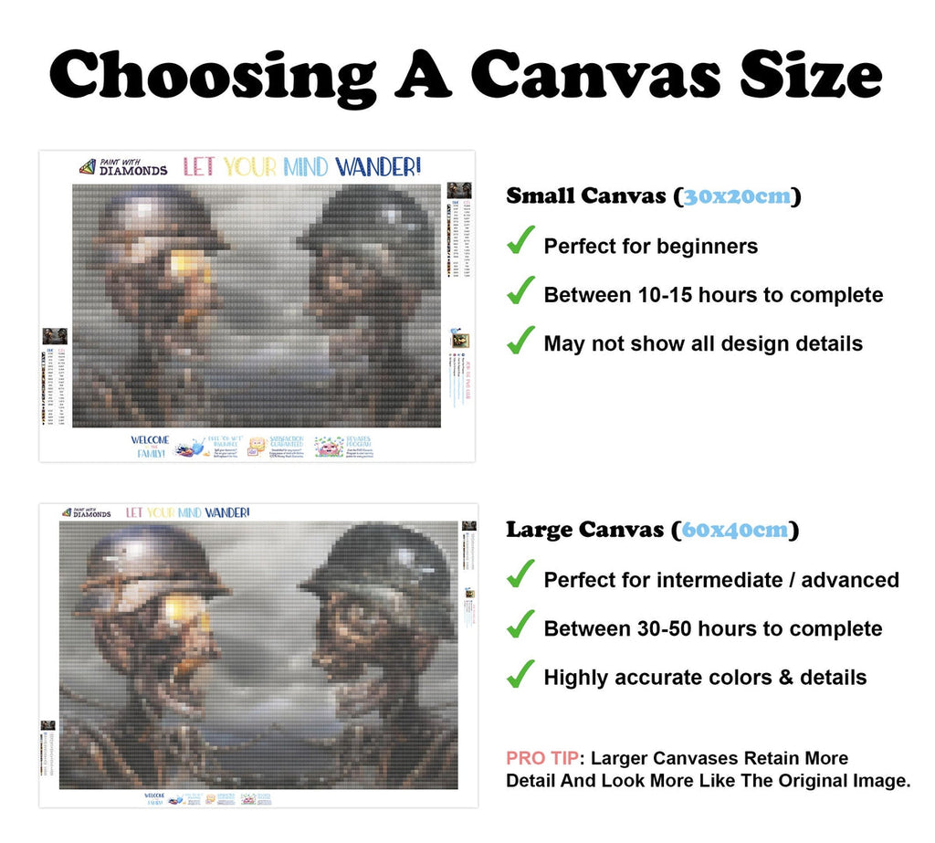 Horrors Of War — Diamond Painting Kit