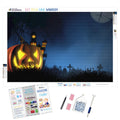 Jack O Lantern Cemetary — Diamond Painting Kit