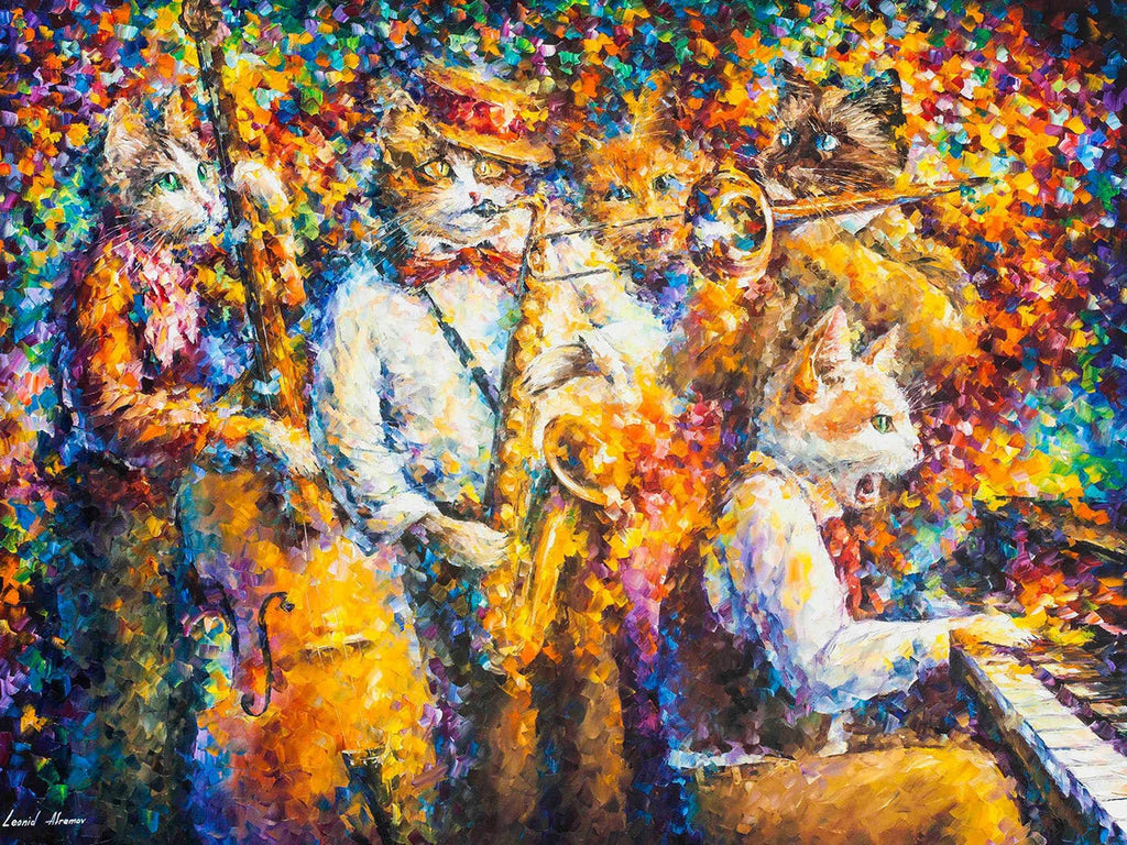 Jazzy Cats — Diamond Painting Kit