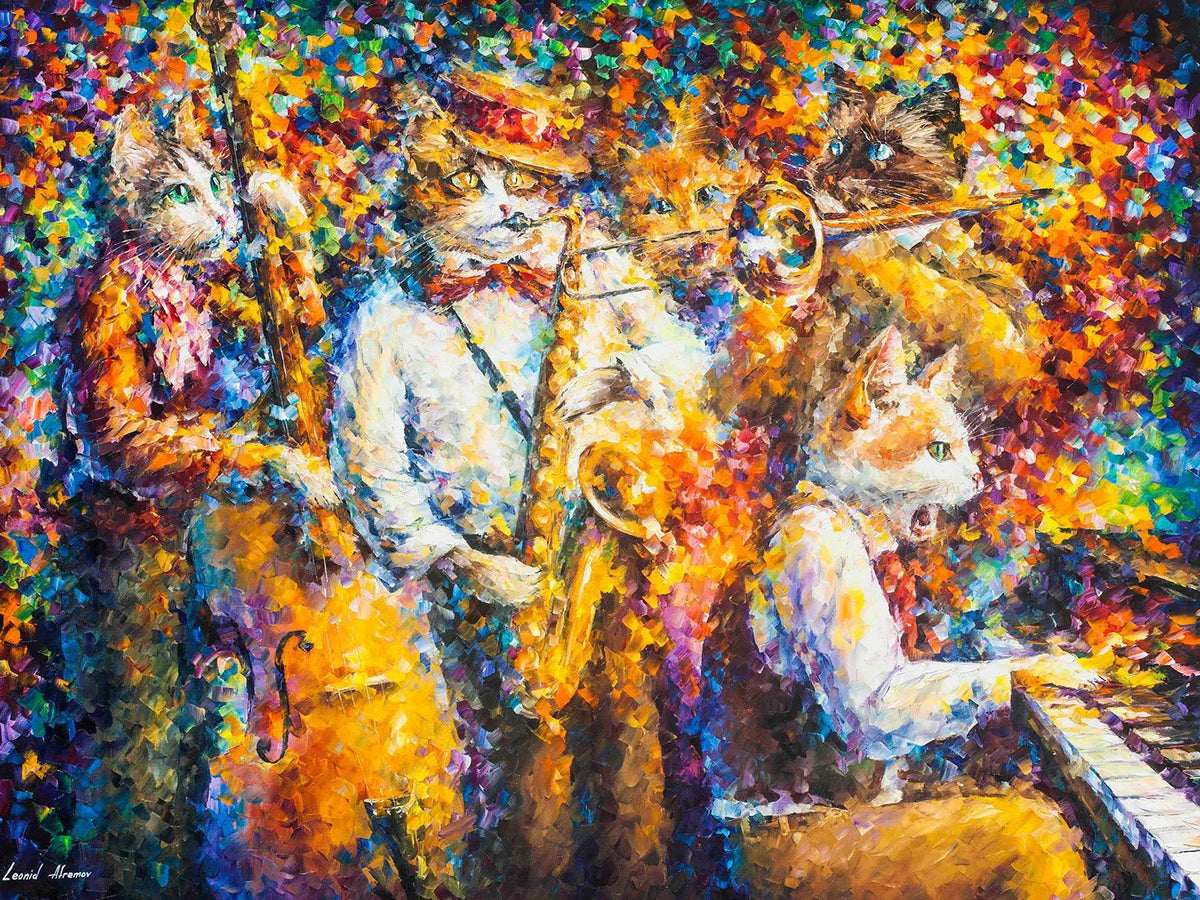 Jazzy Cats — Diamond Painting Kit