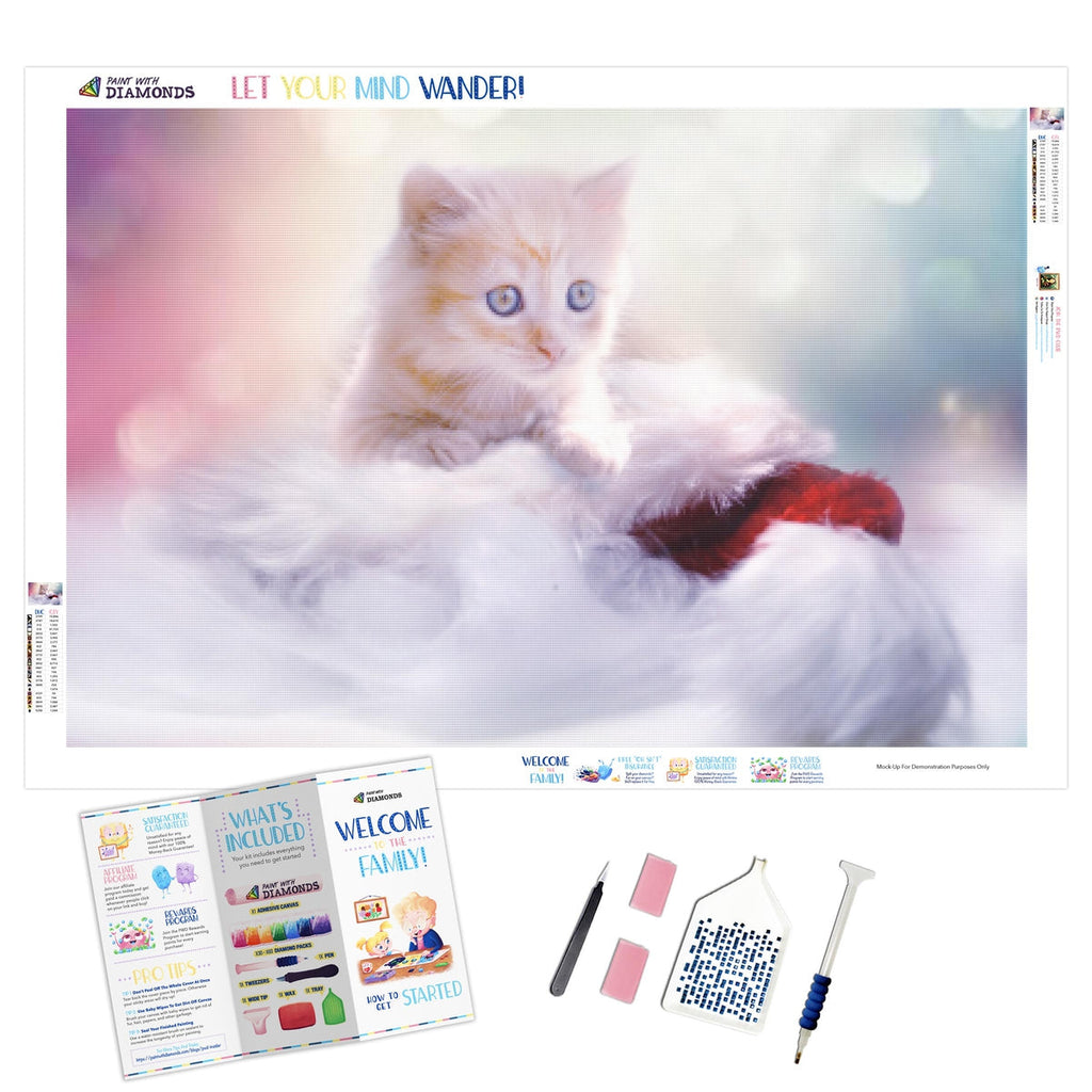 Kittens For Christmas — Diamond Painting Kit