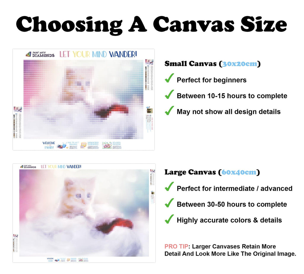 Kittens For Christmas — Diamond Painting Kit