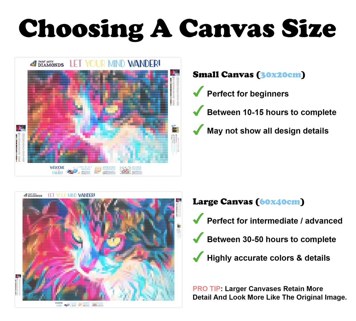 Kitty Abstract — Diamond Painting Kit