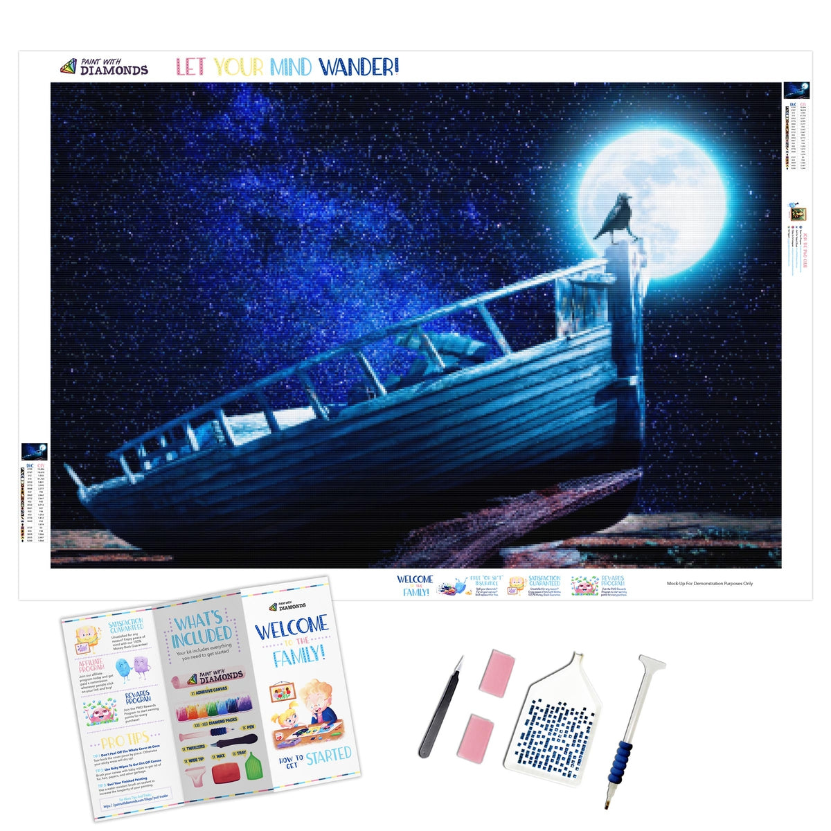 Midnight Crow — Diamond Painting Kit