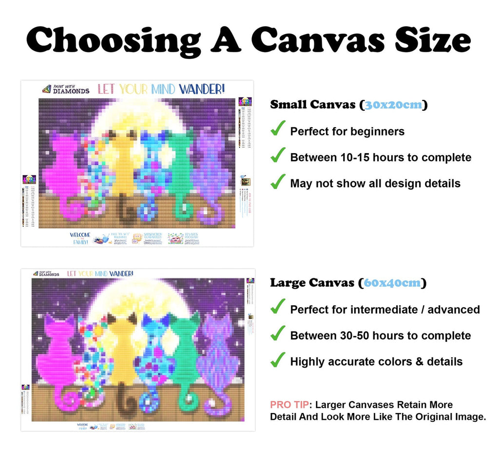 Moon Shadow Meow — Diamond Painting Kit