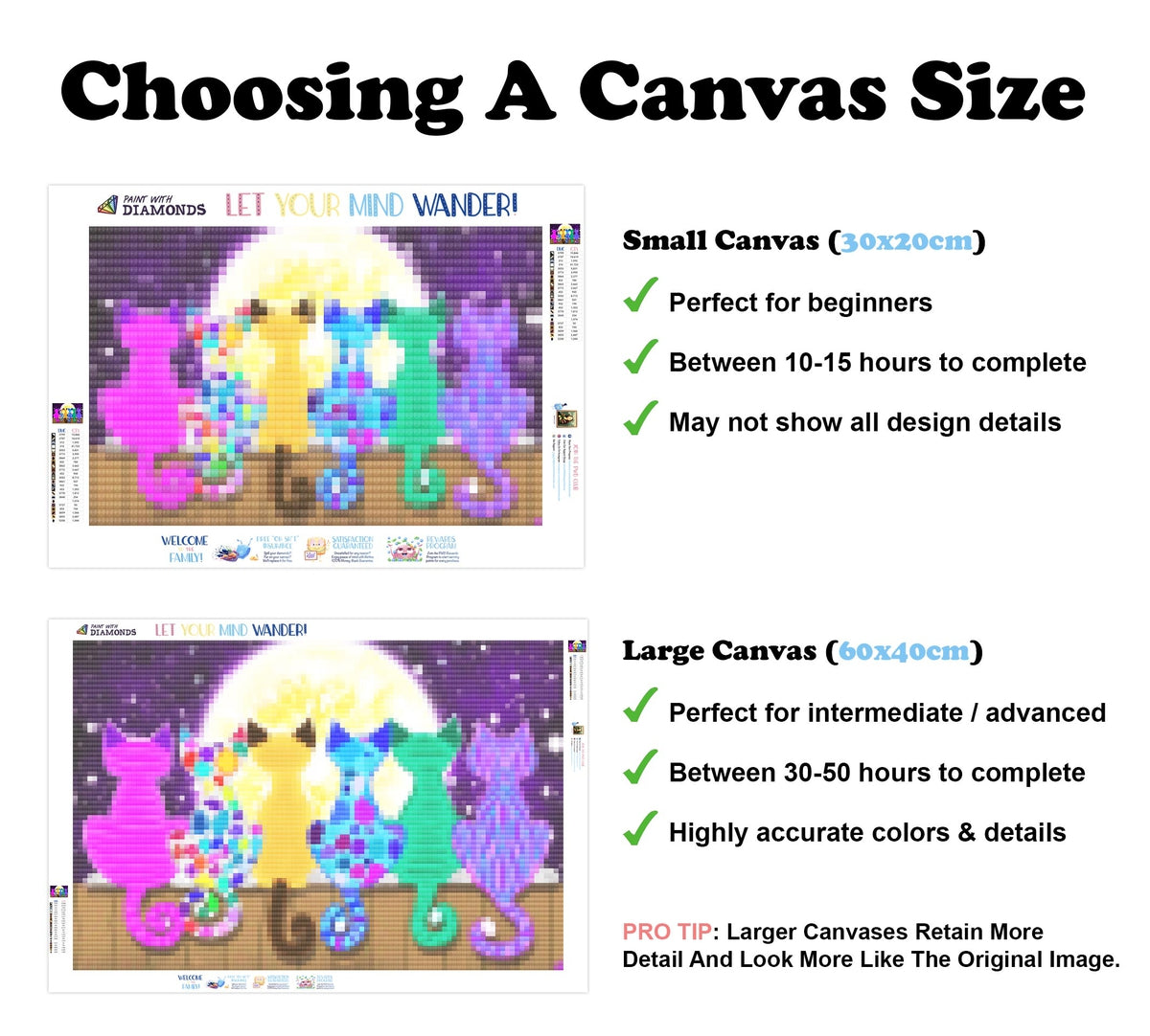 Moon Shadow Meow — Diamond Painting Kit