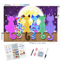 Moon Shadow Meow — Diamond Painting Kit
