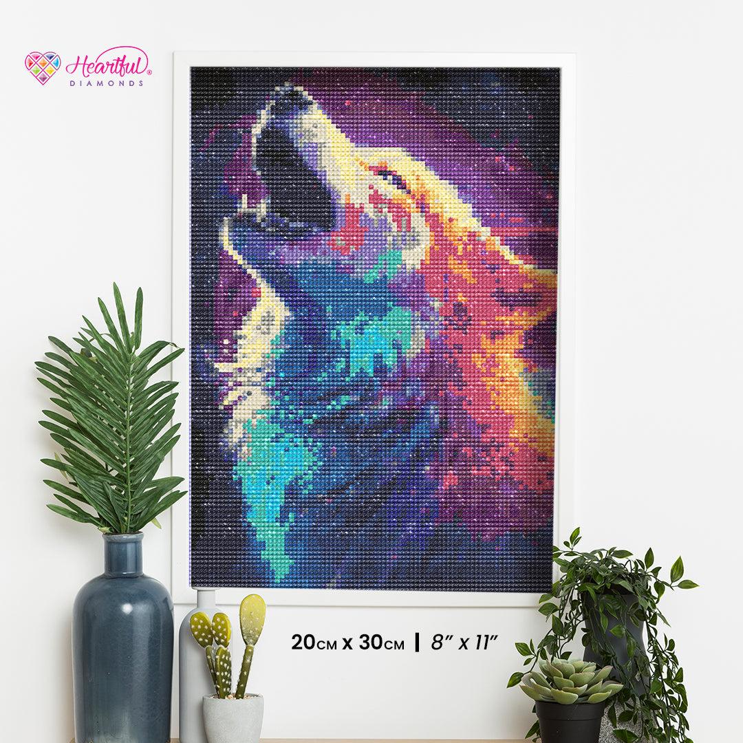 Mystic Astral Wolf — Starter Diamond Painting Kit