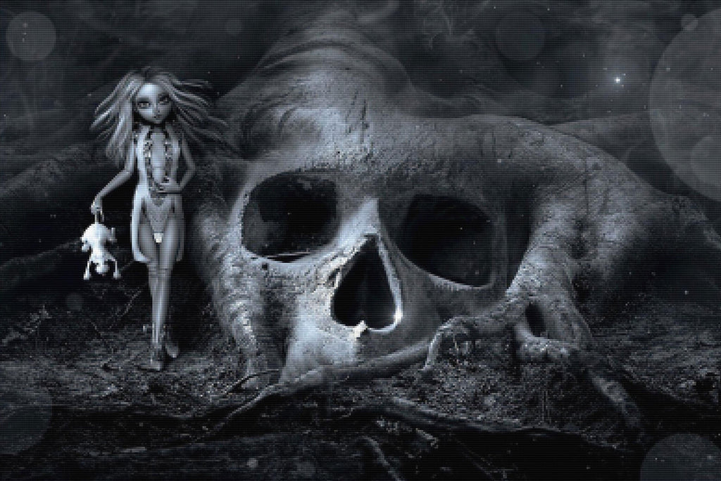Mystical Skull — Diamond Painting Kit