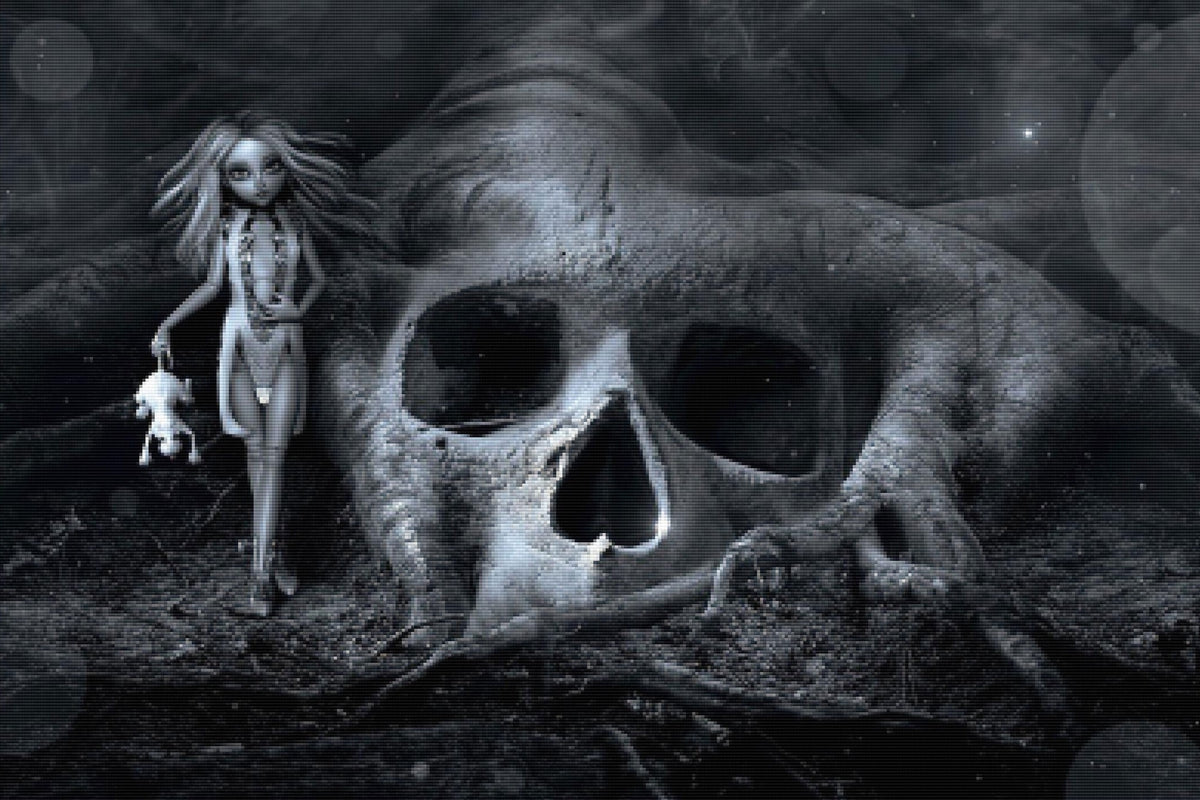 Mystical Skull — Diamond Painting Kit