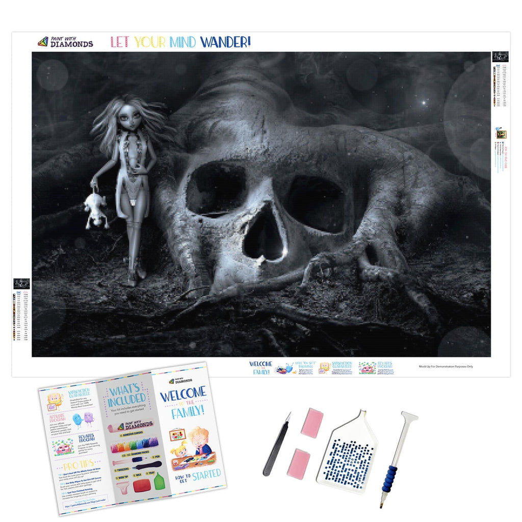 Mystical Skull — Diamond Painting Kit