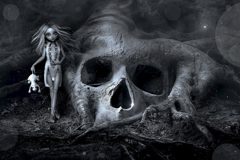 Mystical Skull — Diamond Painting Kit