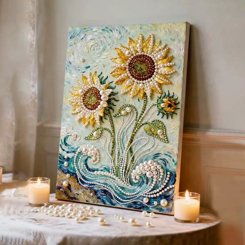 pearl painting [Sunflower] 008 — Pearl Painting Kit