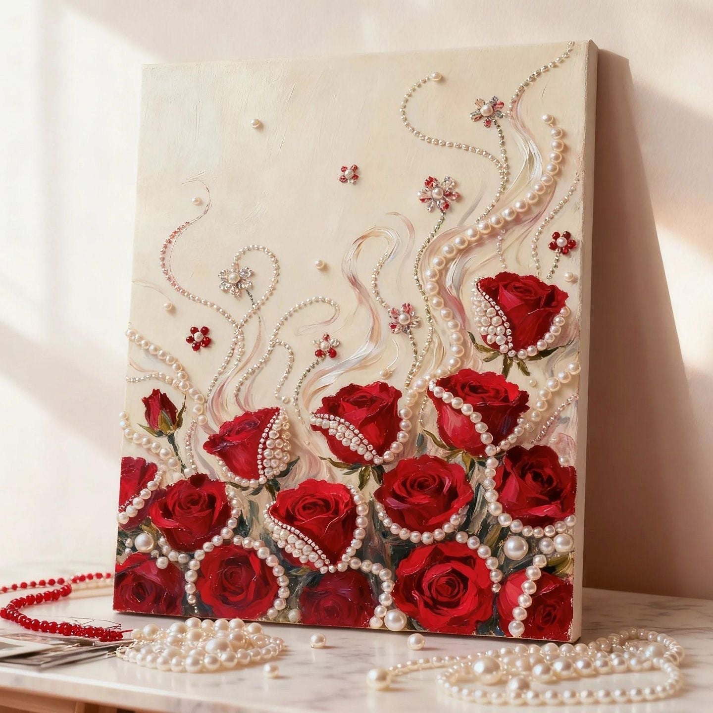 TikTok the same DIY pearl painting with its own material package creative gifts home decoration painting — Diamond Painting Kit
