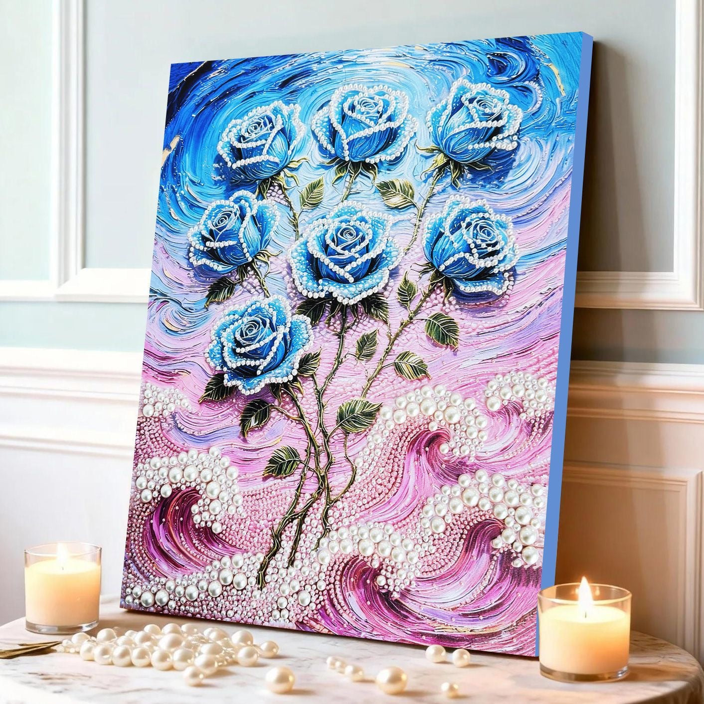 TikTok the same DIY pearl painting with its own material package creative gifts home decoration painting — Diamond Painting Kit