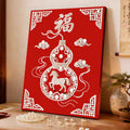 Pearl Painting Fu Lu (Good Fortune) #014