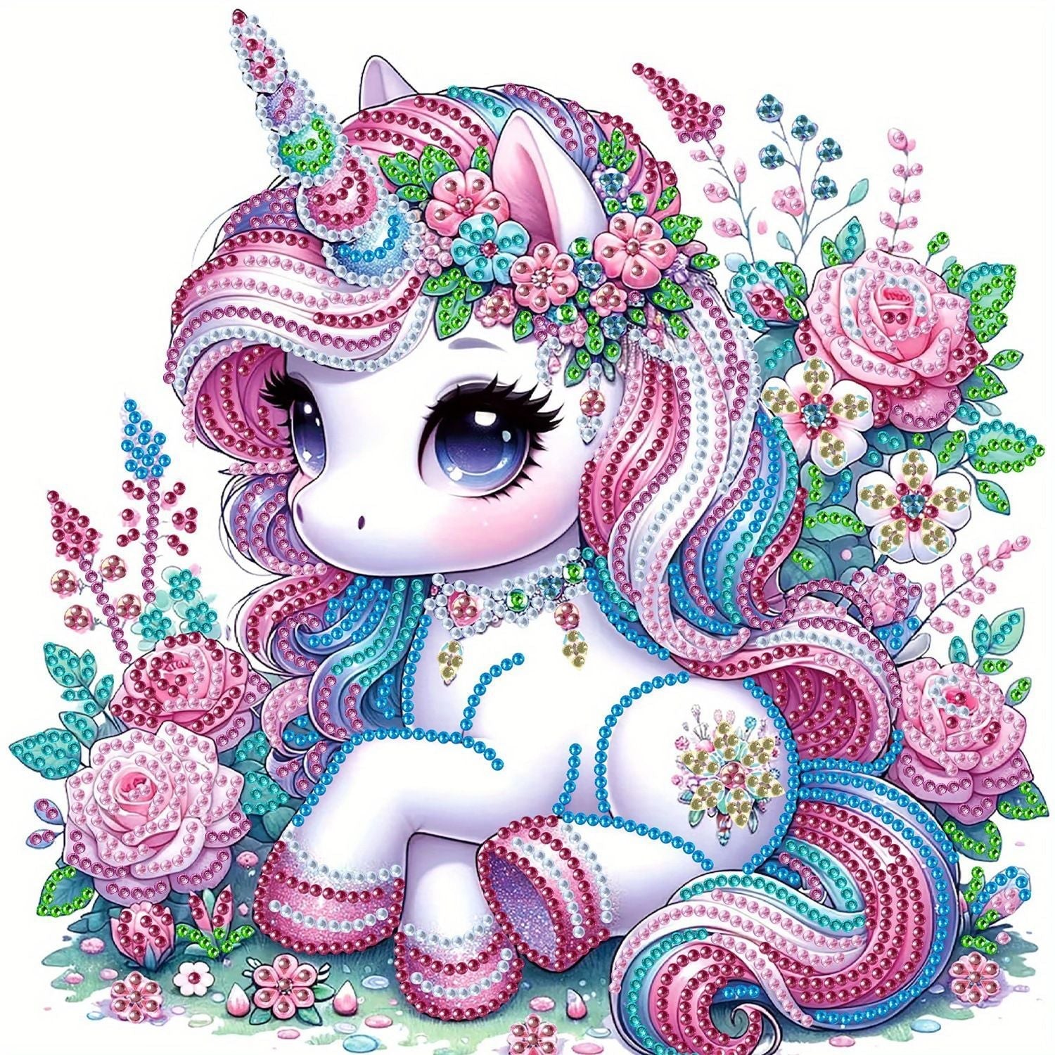 Star Moon Muse Shaped Diamond Painting 30x30cm