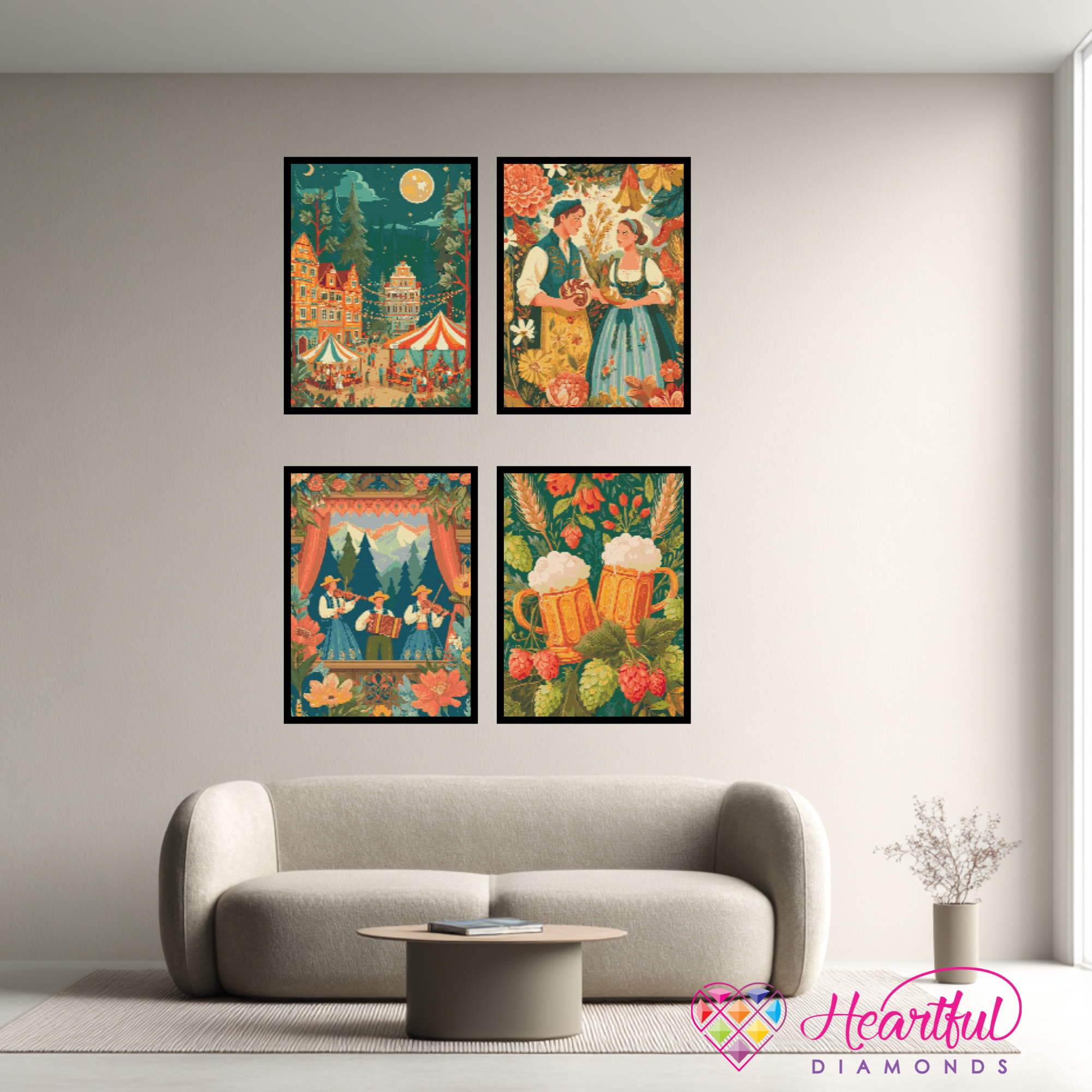 Oktoberfest Reverie — Diamond Painting Kit