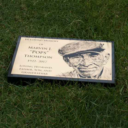 Custom Bronze Headstone, Bronze Memorial Plaque, Bronze Grave Marker