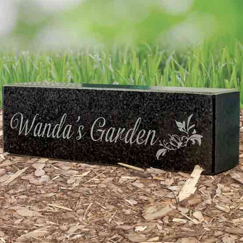 Custom Granite Pillars, Engraved Granite Pillar — Pet Memorial Keepsake