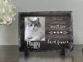 Personalized Cat Memorial Plaque If love could have saved you Stone Keepsake