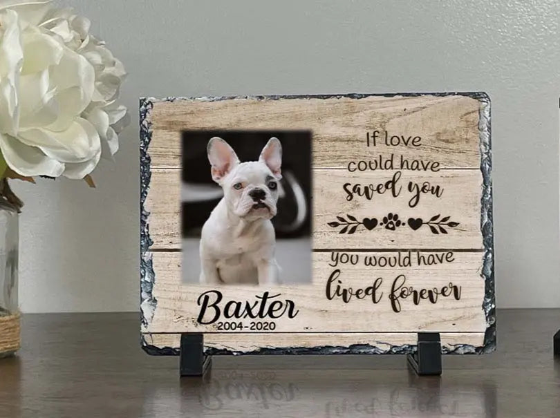 Personalized Dog Memorial If Love Could Have Saved You Personalized Picture Keepsake