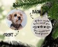 Personalized Dog Memorial Christmas Ornament If Love Could Have Saved You Personalized Picture Keepsake — Diamond Painting Kit