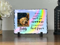 Personalized Dog Memorial Plaque If love alone could have saved you Personalized Picture Keepsake