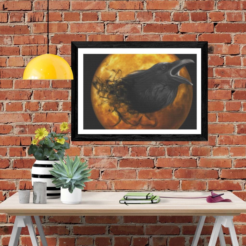Raven Emergence — Diamond Painting Kit