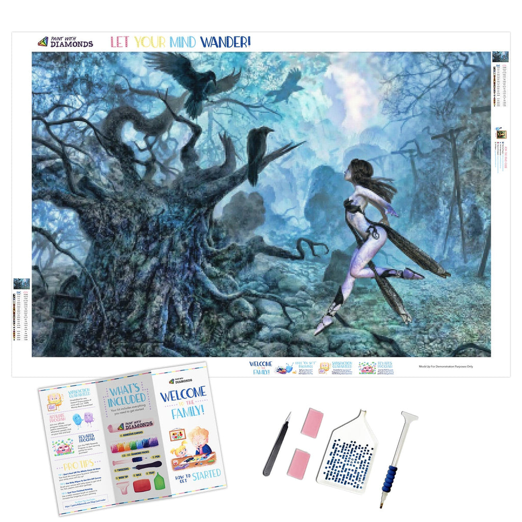 Raven Fairy — Diamond Painting Kit