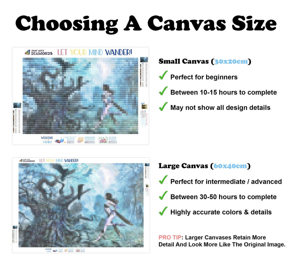 Raven Fairy — Diamond Painting Kit