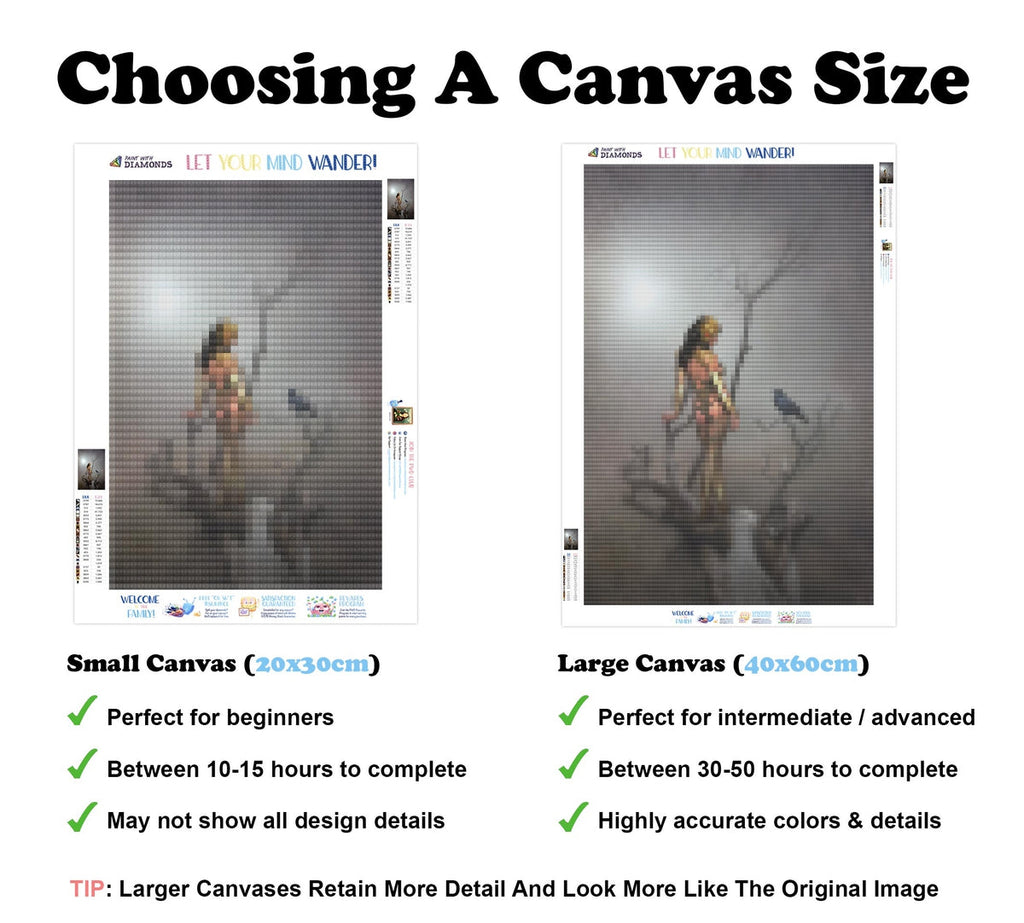 Raven Princess — Diamond Painting Kit