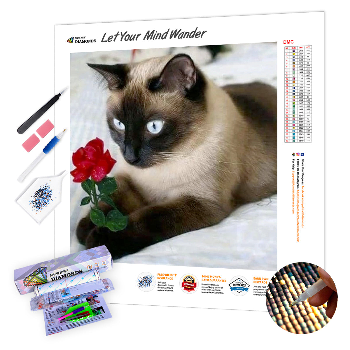Romeo Kitty — Diamond Painting Kit