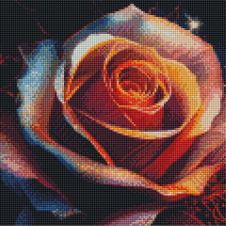 Sparkling Rose — Starter Diamond Painting Kit
