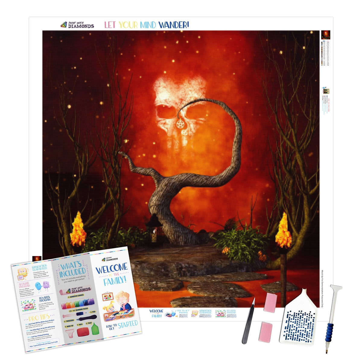 Skull And Crossbones — Diamond Painting Kit