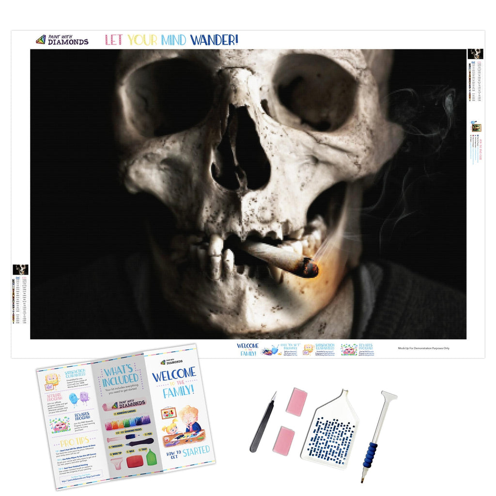 Skulls And Crossbones — Diamond Painting Kit