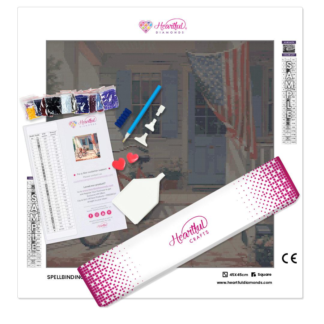 Stars, Stripes, and Summer Vibes — Starter Diamond Painting Kit