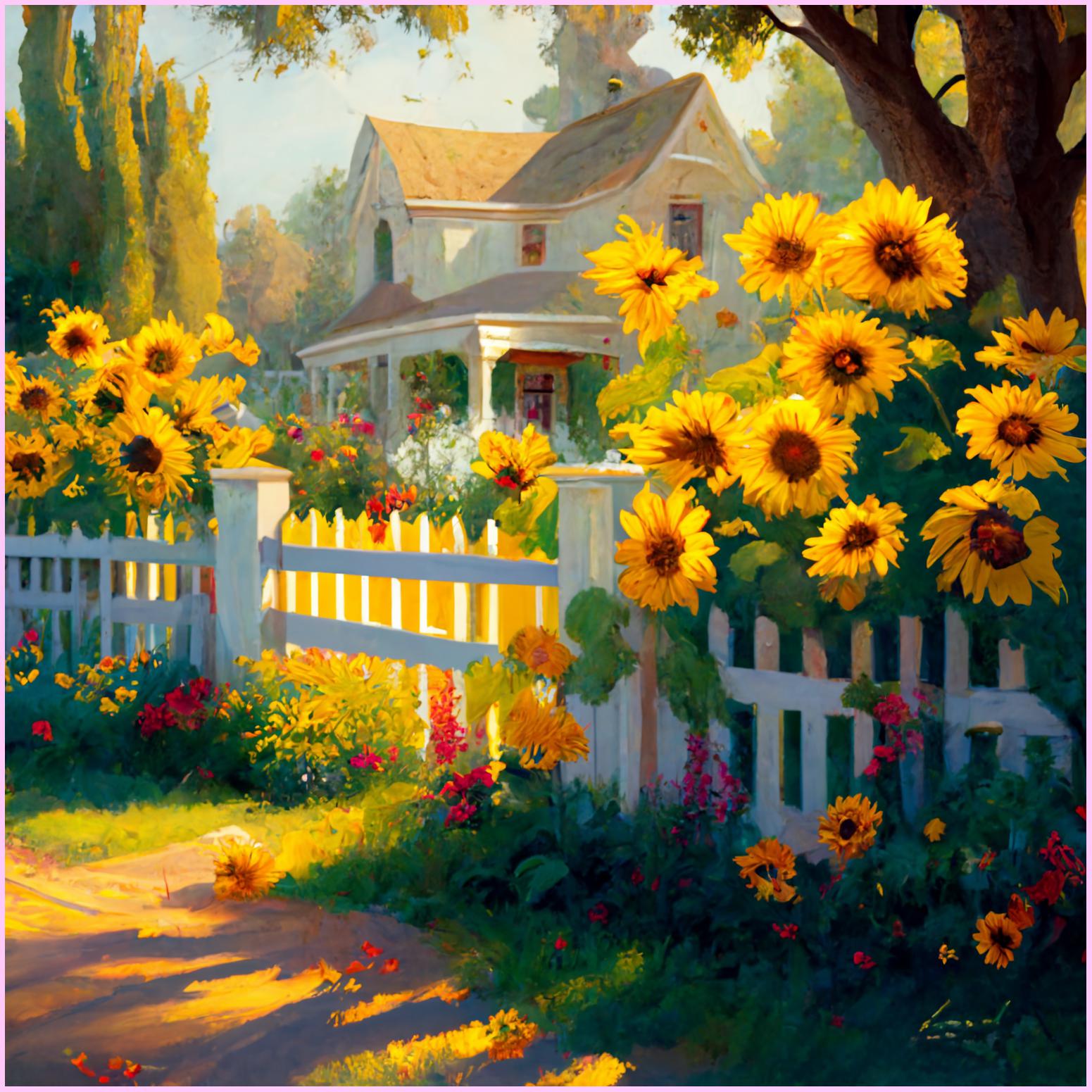 Sun-Kissed Sunflower Garden — Diamond Painting Kit