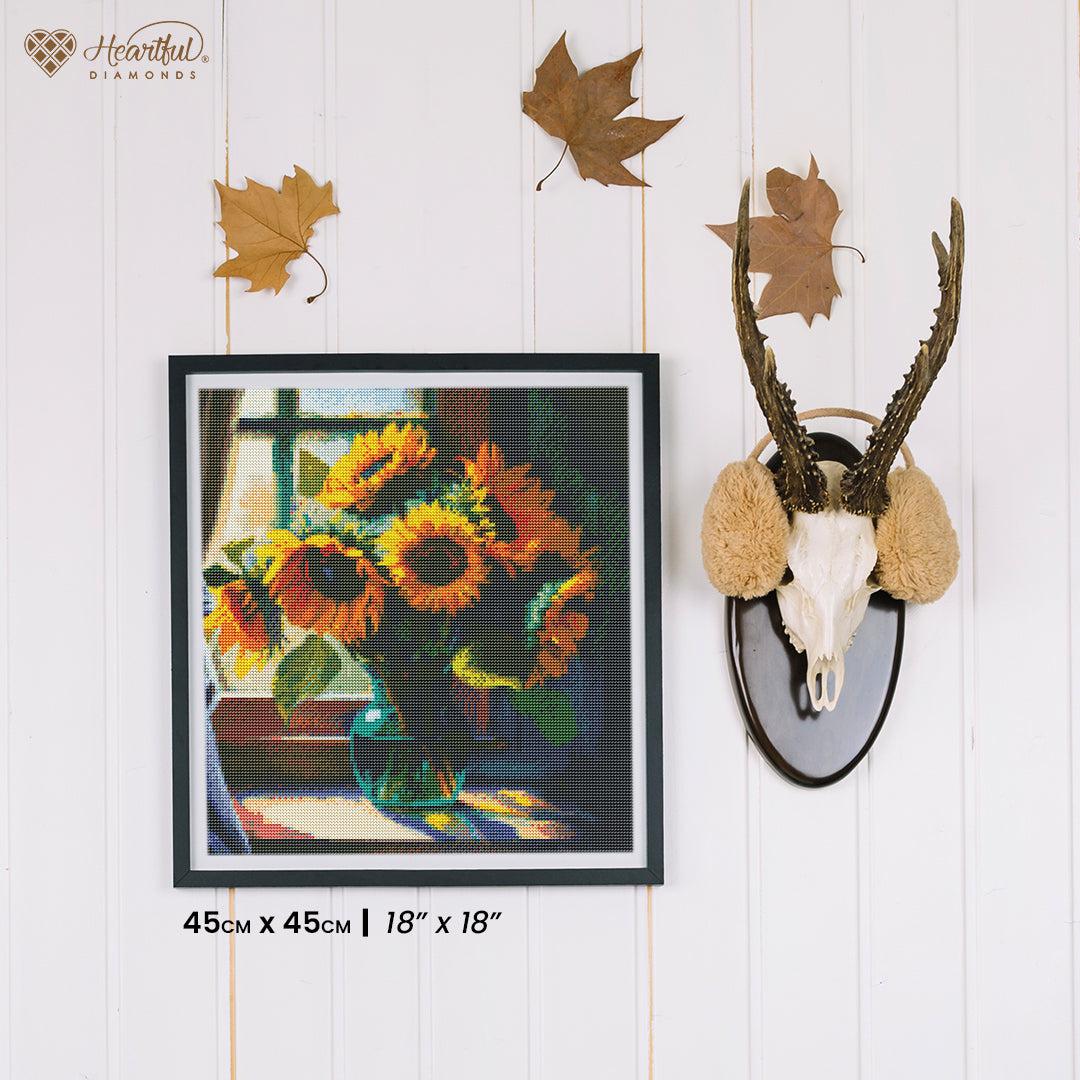 Bright Sunflower Bouquet — Diamond Painting Kit